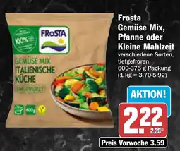 AEZ Frosta Gemüse Mix, Pfanne oder Kleine Mahlzeit Angebot