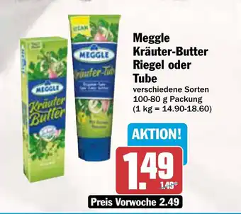 AEZ Meggle Kräuter-Butter Riegel oder Tube Angebot