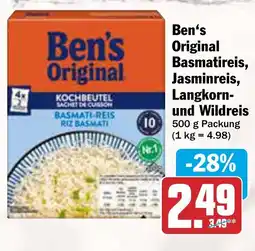 AEZ Ben's Original Basmatireis, Jasminreis, Langkorn- und Wildreis Angebot