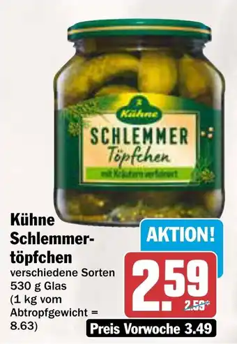AEZ Kühne Schlemmer- töpfchen Angebot