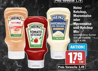 AEZ Heinz Ketchup, Mayonnaise oder Mayonnaise und Ketchup Mix Angebot