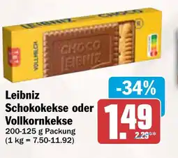 AEZ Leibniz Schokokekse oder Vollkornkekse Angebot