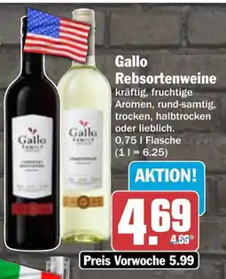 AEZ Gallo Rebsortenweine Angebot