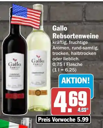 AEZ Gallo Rebsortenweine Angebot