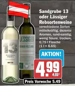 AEZ Sandgrube 13 oder Lässiger Rebsortenweine Angebot