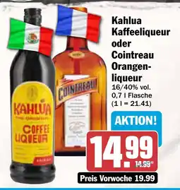 AEZ Kahlua Kaffeeliqueur oder Cointreau Orangen- liqueur Angebot
