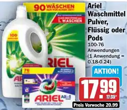 AEZ Ariel Waschmittel Pulver, Flüssig oder Pods Angebot