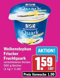 AEZ Weihenstephan Frischer Fruchtquark Angebot