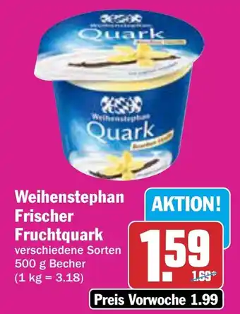 AEZ Weihenstephan Frischer Fruchtquark Angebot
