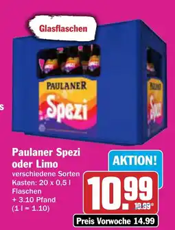 AEZ Paulaner Spezi oder Limo Angebot