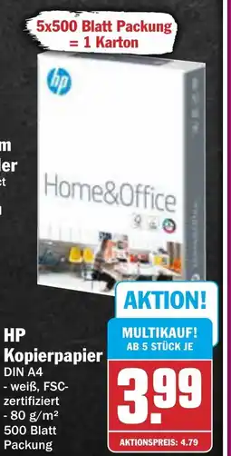 AEZ HP Kopierpapier DIN A4 Angebot