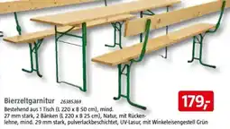 Bauhaus Bierzeltgarnitur Angebot