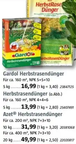 Bauhaus Gardoli Herbstrasendinger Angebot
