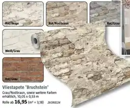 Bauhaus Vliestapete 'Bruchstein Angebot