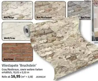 Bauhaus Vliestapete 'Bruchstein Angebot