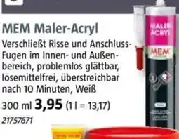Bauhaus MEM Maler-Acryl Angebot