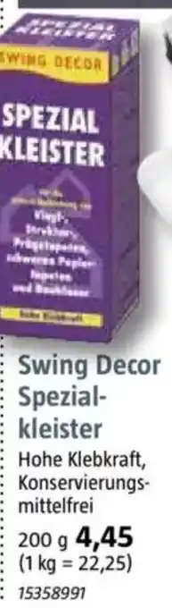 Bauhaus Swing Decor Spezial- kleister Angebot