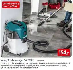 Bauhaus Nass-/Trockensauger 'VC2512L' Angebot