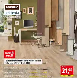 Bauhaus Laminat 'Ambienta LOGOCLIC Angebot