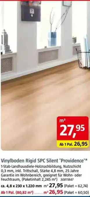 Bauhaus Vinylboden Rigid SPC Silent 'Providence' Angebot
