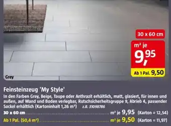 Bauhaus Feinsteinzeug 'My Style' Angebot