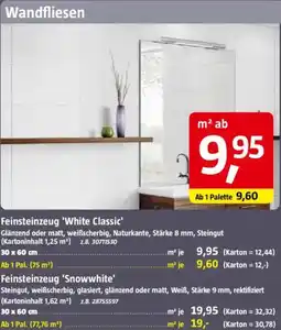 Bauhaus Feinsteinzeug 'White Classic' Angebot