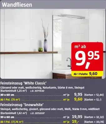 Bauhaus Feinsteinzeug 'White Classic' Angebot