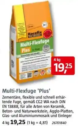 Bauhaus Racofix Multi-Flexfuge Plus Angebot