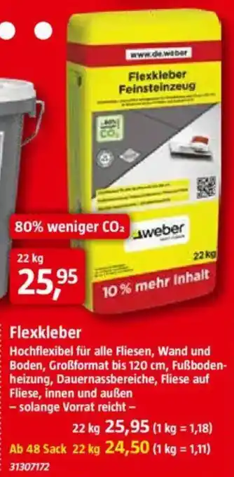 Bauhaus Flexkleber Angebot