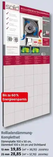 Bauhaus Solid ELEMENTS Rollladendämmung- Komplettset Angebot
