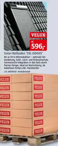 Bauhaus VELUX Solar-Rollladen 'SSL 0000S' Angebot