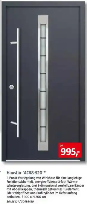 Bauhaus Haustür 'AC68-520 Angebot