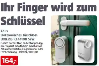 Bauhaus Abus Elektronisches Türschloss LOXERIS 'CFA4100 S/W' Angebot
