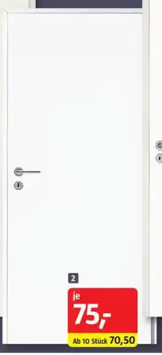 Bauhaus Zimmertür 'Laminit GL 223' Angebot