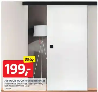 Bauhaus JUBIDOOR WOOD Holzschiebetür-Set Angebot