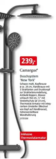 Bauhaus Camargue Duschsystem 'New York' Angebot