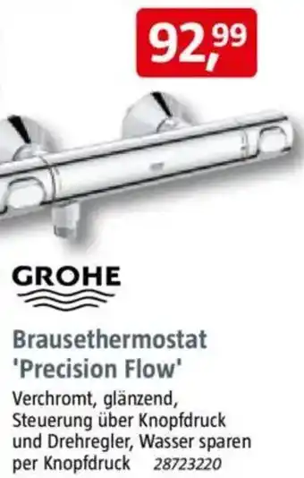 Bauhaus GROHE Brausethermostat 'Precision Flow' Angebot