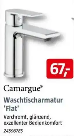 Bauhaus Camargue Waschtischarmatur 'Flat' Angebot