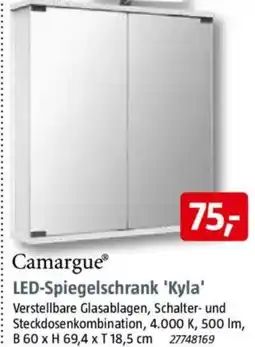 Bauhaus Camargue LED-Spiegelschrank 'Kyla' Angebot