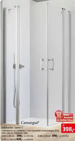 Bauhaus Camargue Eckdusche 'Level 5' Angebot