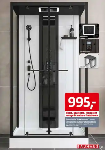 Bauhaus Dampfdusche 'Relax Hammam' Angebot