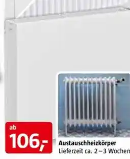 Bauhaus Austauschheizkörper Angebot