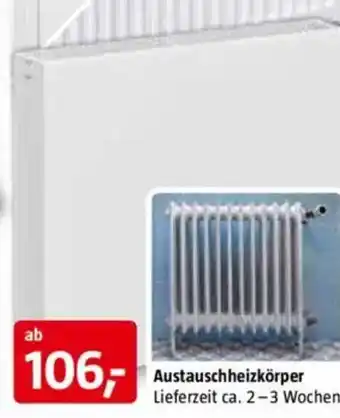 Bauhaus Austauschheizkörper Angebot