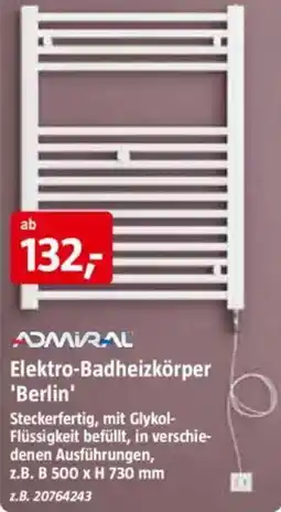 Bauhaus ADMIRAL Elektro-Badheizkörper 'Berlin' Angebot