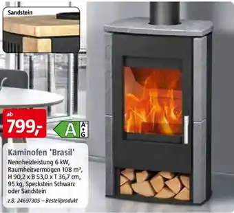 Bauhaus Kaminofen 'Brasil' Angebot