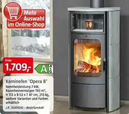 Bauhaus Kaminofen 'Opera B' Angebot