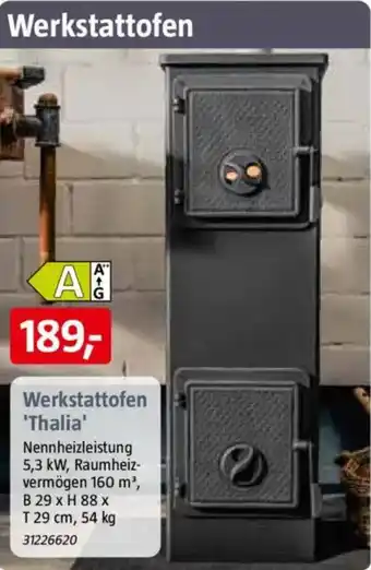 Bauhaus Werkstattofen 'Thalia' Angebot