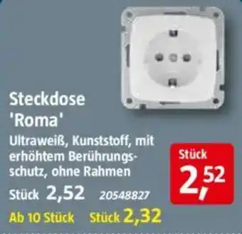 Bauhaus Steckdose 'Roma' Angebot