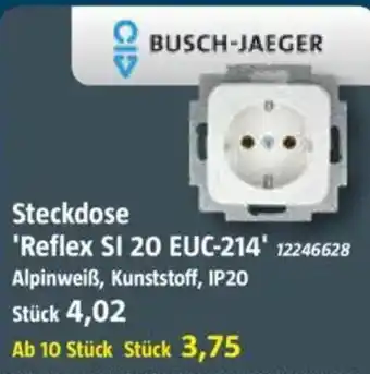 Bauhaus Steckdose 'Reflex SI 20 EUC-214' Angebot