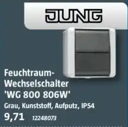 Bauhaus JUNG Feuchtraum- Wechselschalter 'WG 800 806W' Angebot